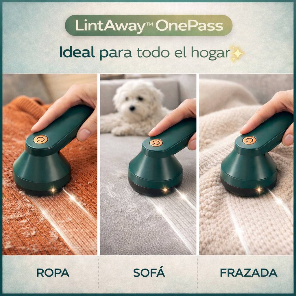 ✨ LintAway™ OnePass  - Elimina Las Pelusas De Tu Ropa En Un Solo Paso 👕⚡